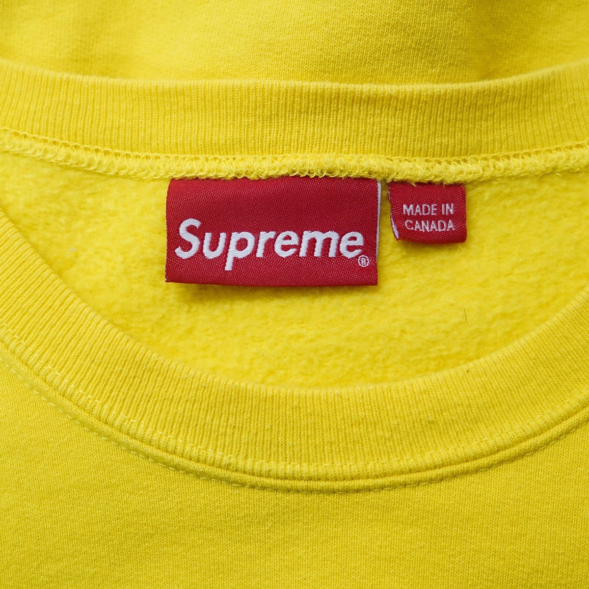 Supreme 20SS Underline Crewneckアンダーライン ロゴ クルーネック スウェット トレーナー 古着・中古-4枚目のアイテム画像