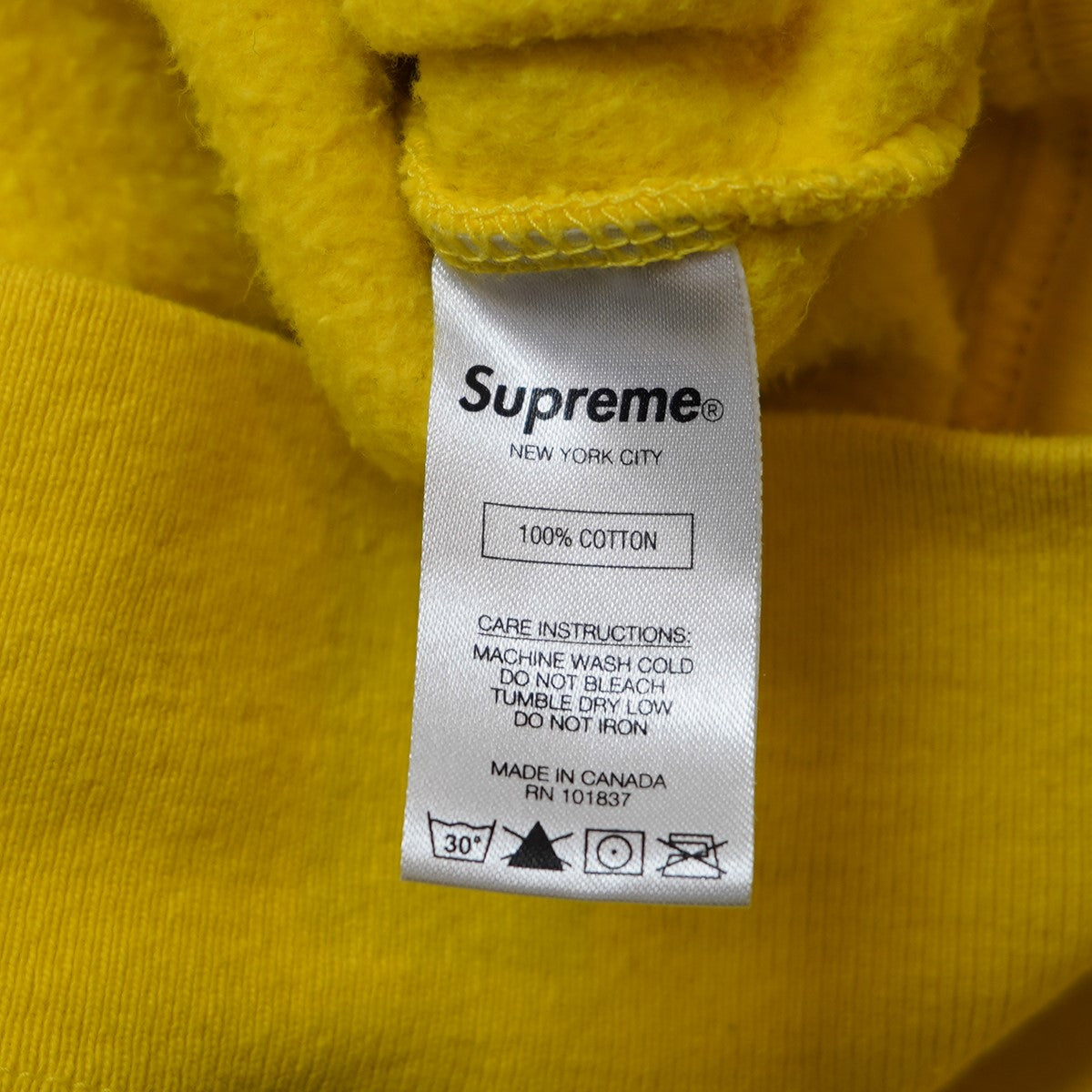 Supreme 20SS Underline Crewneckアンダーライン ロゴ クルーネック スウェット トレーナー 古着・中古-5枚目のアイテム画像