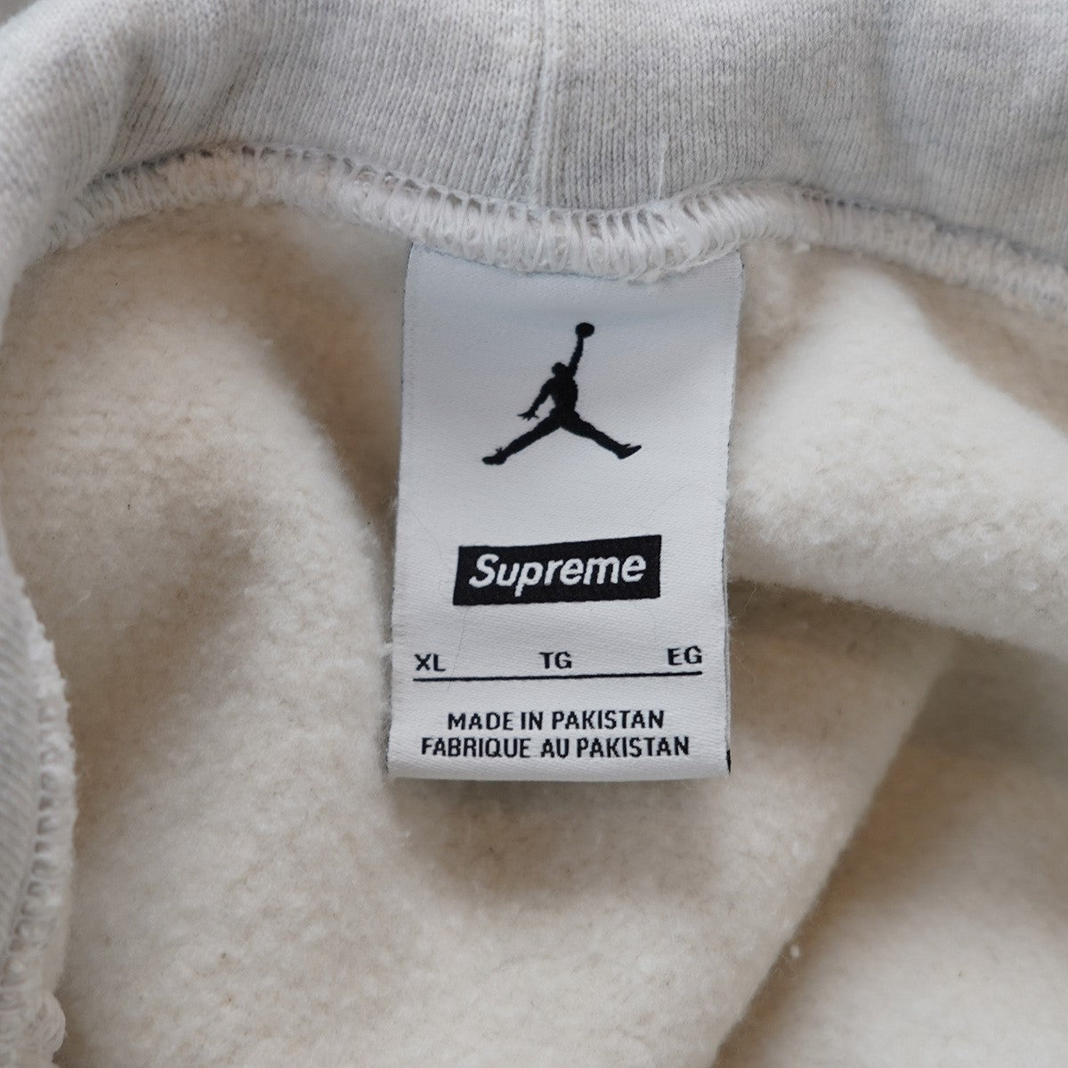 Supreme×JORDAN 24AW Jordan Hooded Sweatshirtコラボ ロゴ ジョーダン フーデッドスウェットシャツ パーカー 古着・中古-7枚目のアイテム画像
