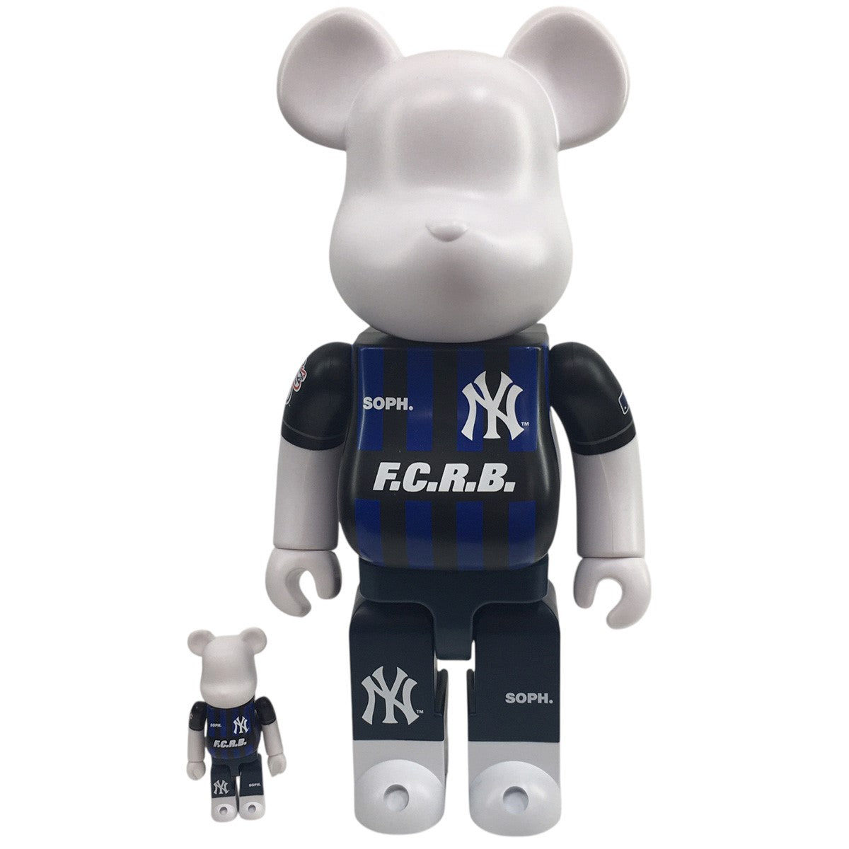 BE@RBRICK F．C．R．B． × MLB 100％ ＆ 400％ (NEW YORK YANKEES)ベアブリック ニューヨーク ヤンキース フィギュア