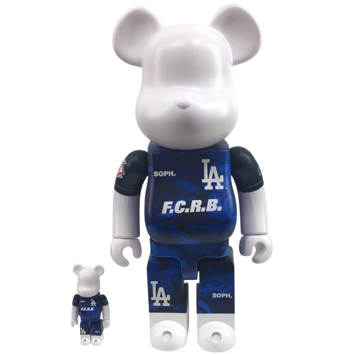 BE@RBRICK F．C．R．B． × MLB 100％ ＆ 400％ (LOS ANGELES DODGERS)ロサンゼルス ドジャース ベアブリック フィギュア