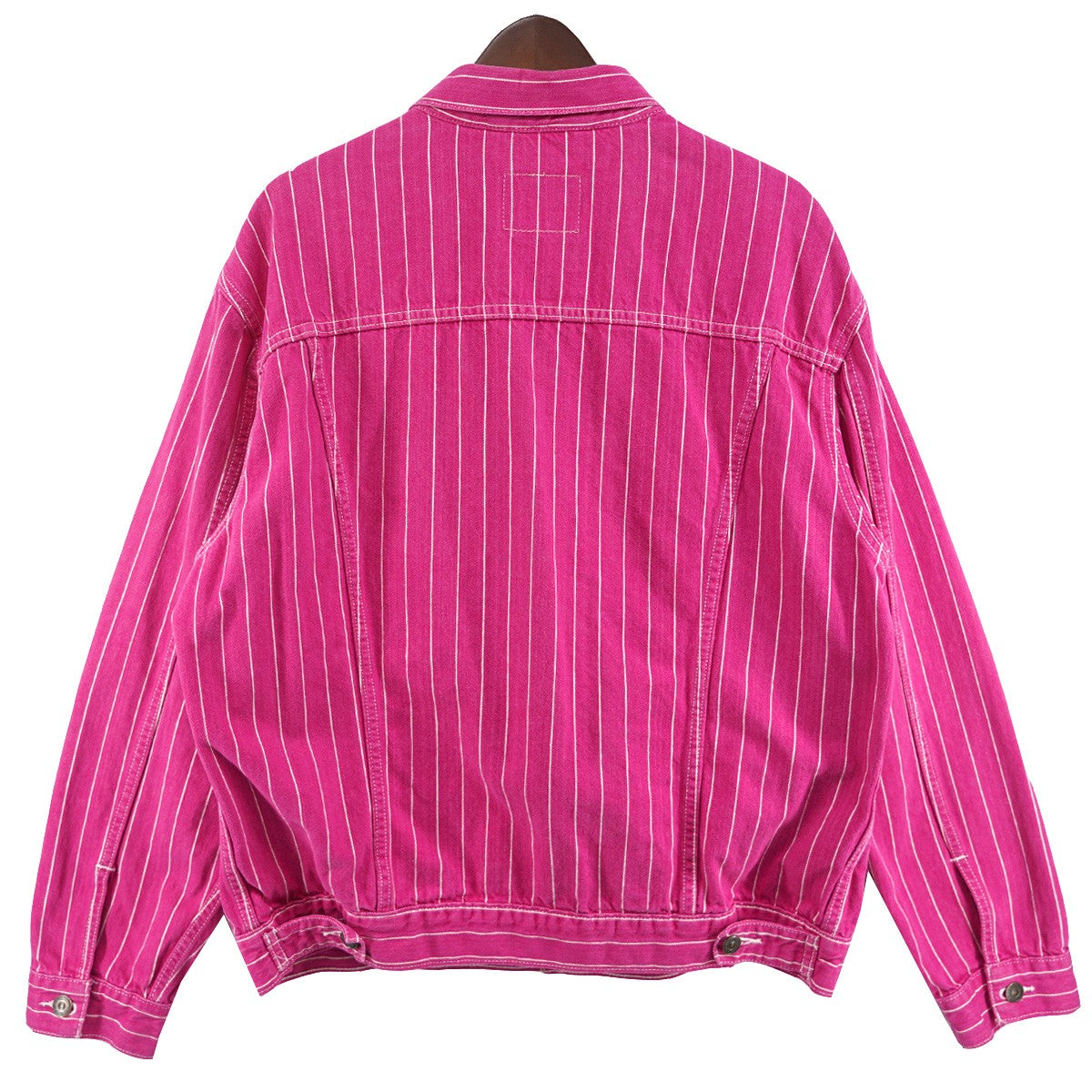 18SS Levi’s Pinstripe Trucker Jacketコラボ ピンストライプ デニム トラッカー ジャケット