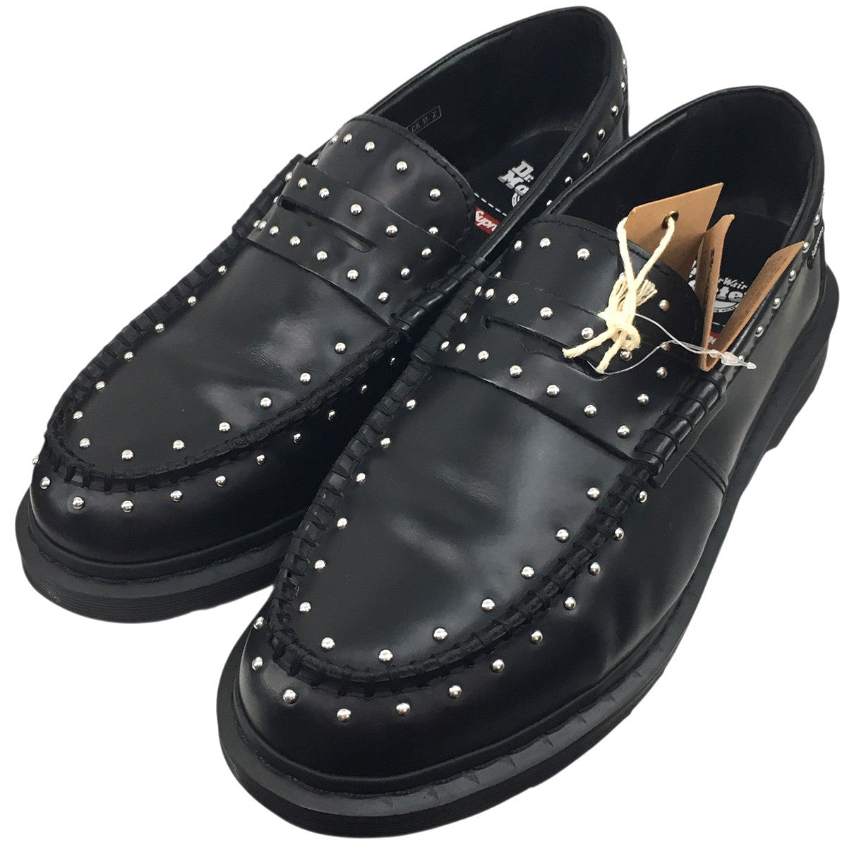 25SS Dr．Martens Studded Penton Loaferコラボ スタッズ レザー ローファー シューズ 靴