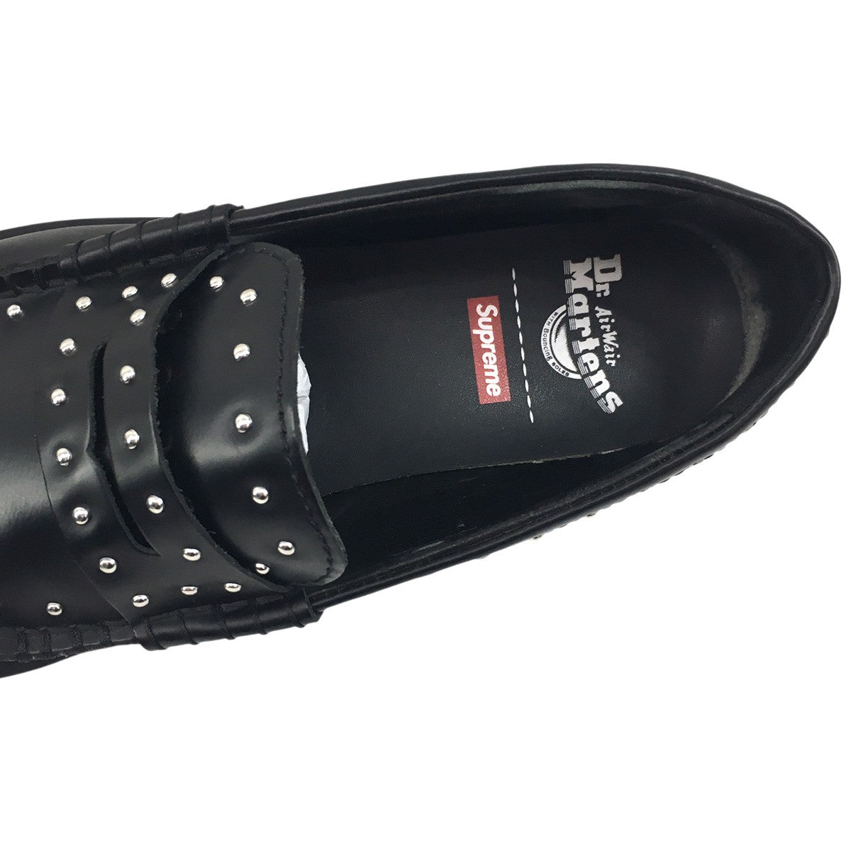 25SS Dr．Martens Studded Penton Loaferコラボ スタッズ レザー ローファー シューズ 靴