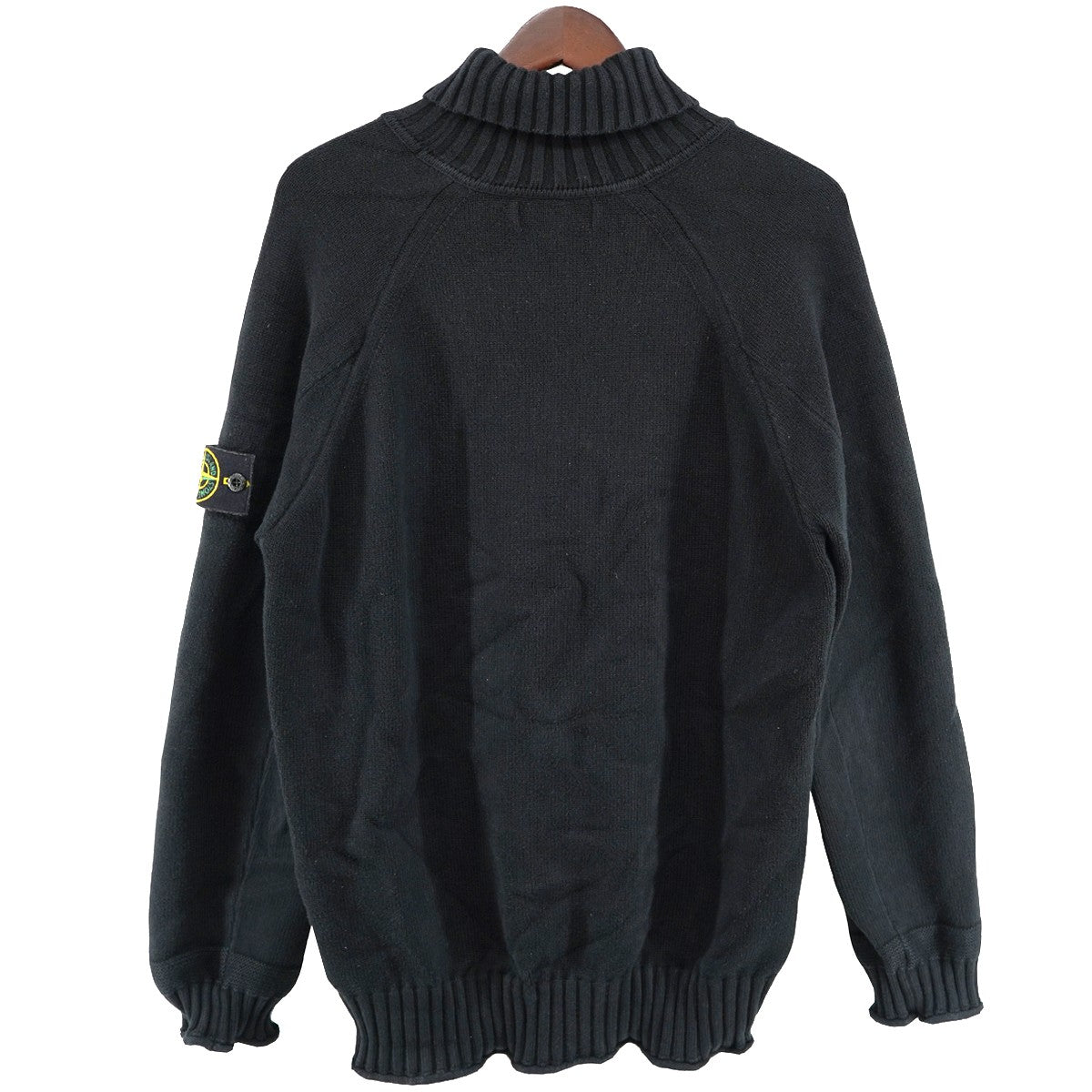 22AW WAPPEN PATCH TURTLE-NECK KNITロゴパッチ コンパス タートルネック ニット セーター