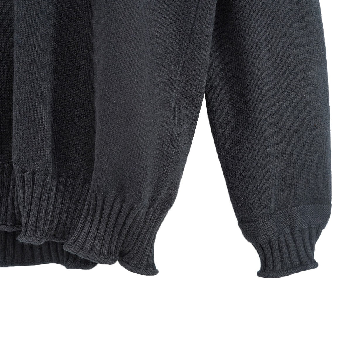 22AW WAPPEN PATCH TURTLE-NECK KNITロゴパッチ コンパス タートルネック ニット セーター
