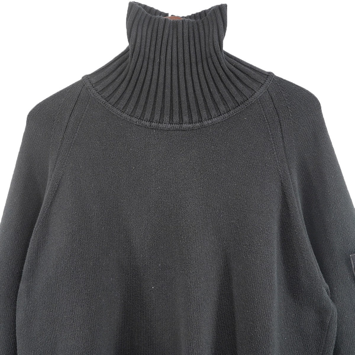 22AW WAPPEN PATCH TURTLE-NECK KNITロゴパッチ コンパス タートルネック ニット セーター