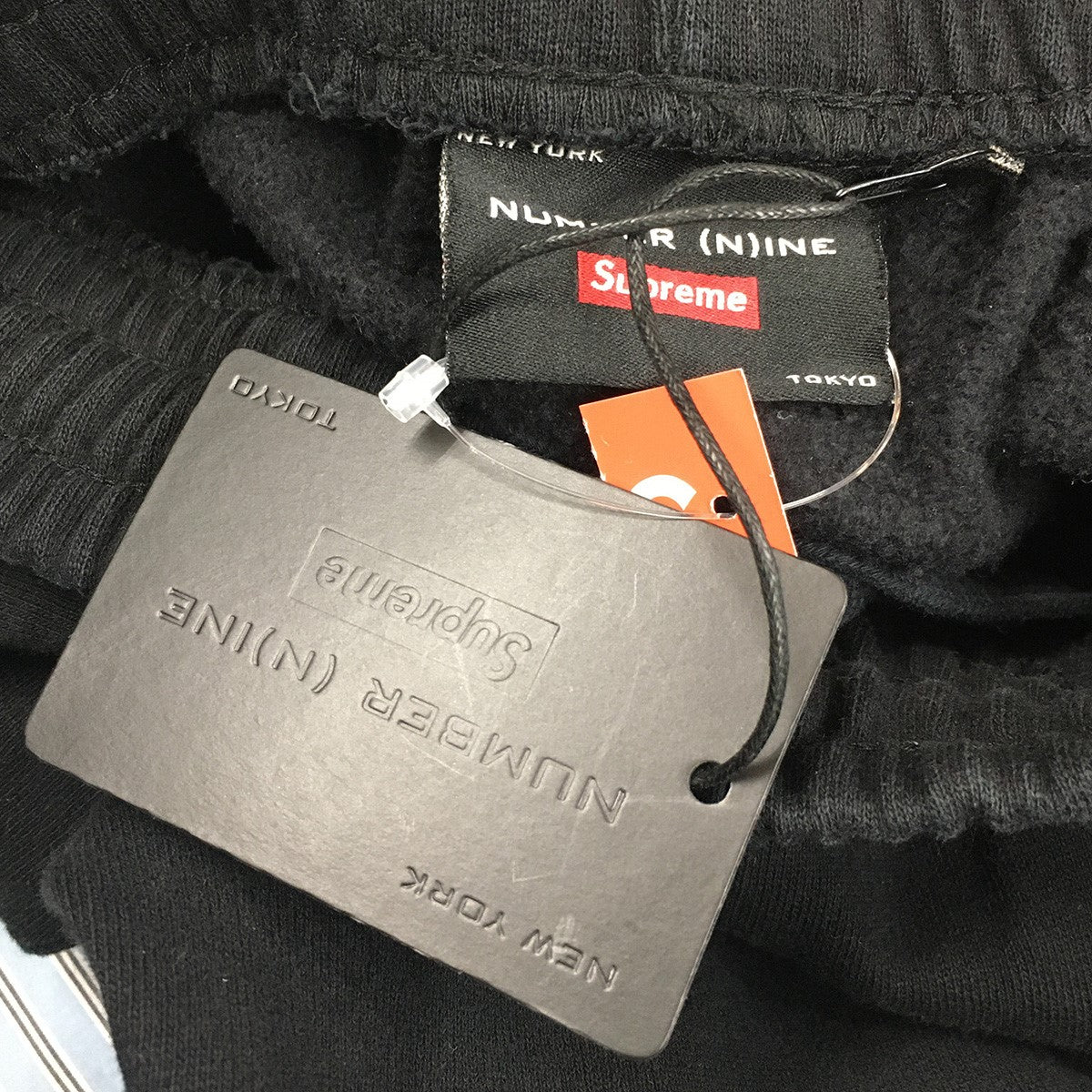 25AW Number (N)ine Drawstring Sweatpantコラボ ロゴ ナンバーナイン ドローストリング イージー スウェットパンツ