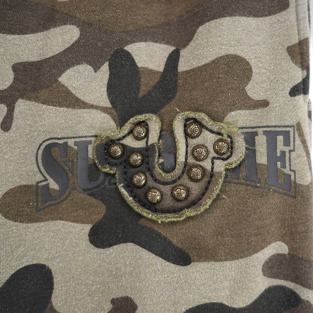 25AW True Religion Sweatpant Woodland Camoコラボ ウォッシュ加工 ロゴ イージー スウェットパンツ