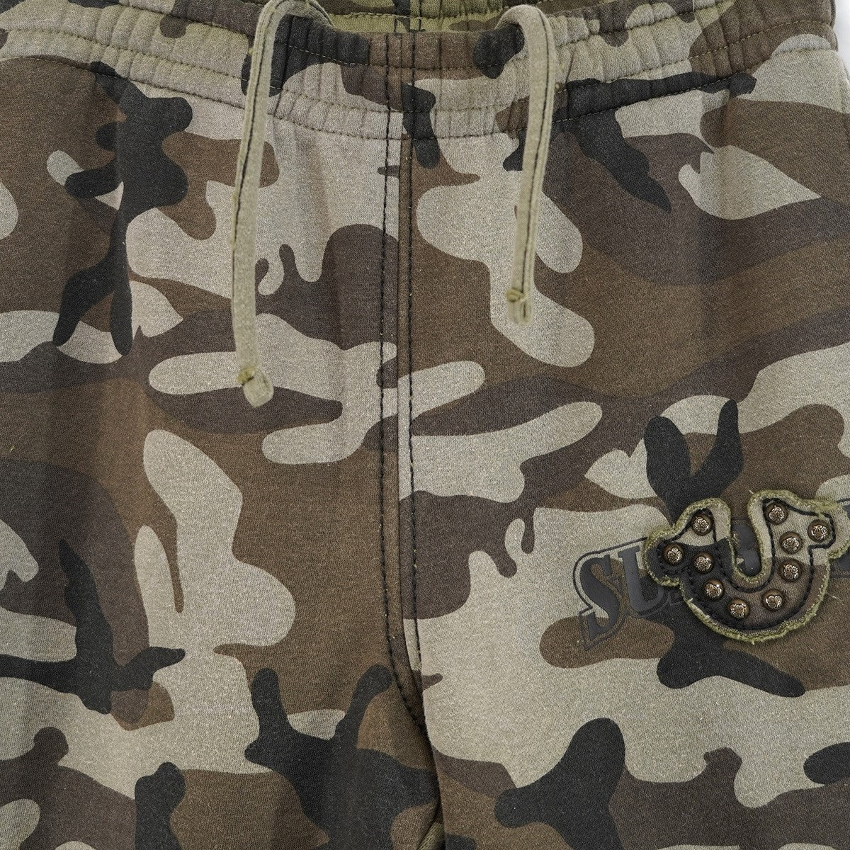25AW True Religion Sweatpant Woodland Camoコラボ ウォッシュ加工 ロゴ イージー スウェットパンツ