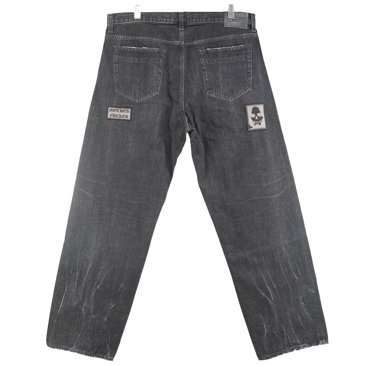 25AW Number (N)ine Patches Loose Fit Jean ヴィンテージ Vintage ダメージウォッシュ 加工 ロゴ ワッペン ルーズフィット セルビッジ デニム