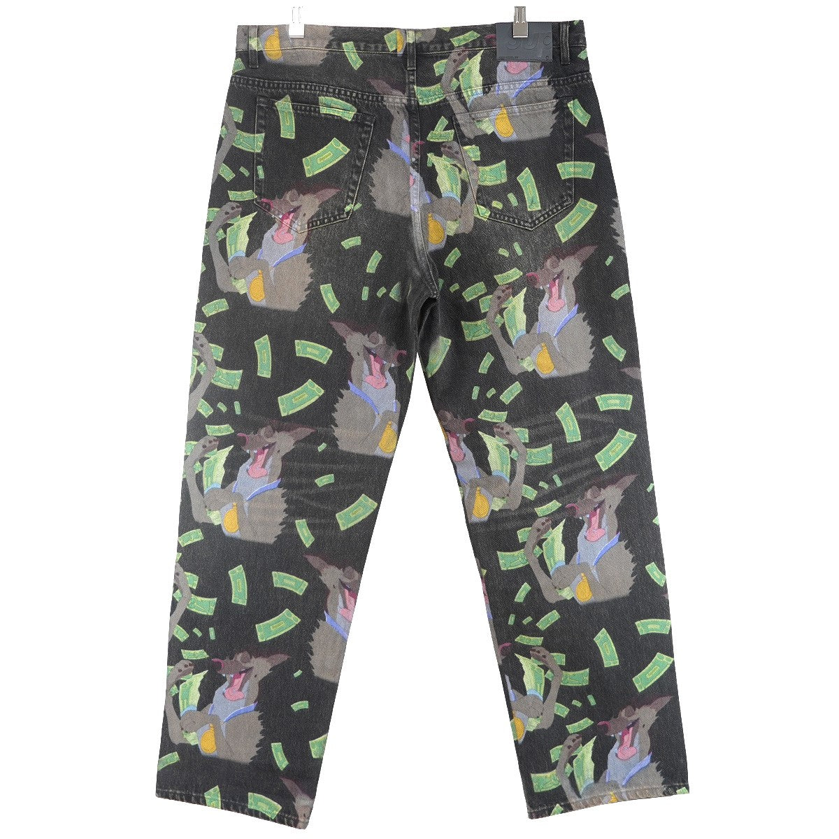 25AW All Dogs Go To Heaven Loose Fit Jean ウォッシュド 加工チャーリー・B・バーキン 総柄 オールオーバープリント ルーズフィット ジーンズ デニム パンツ