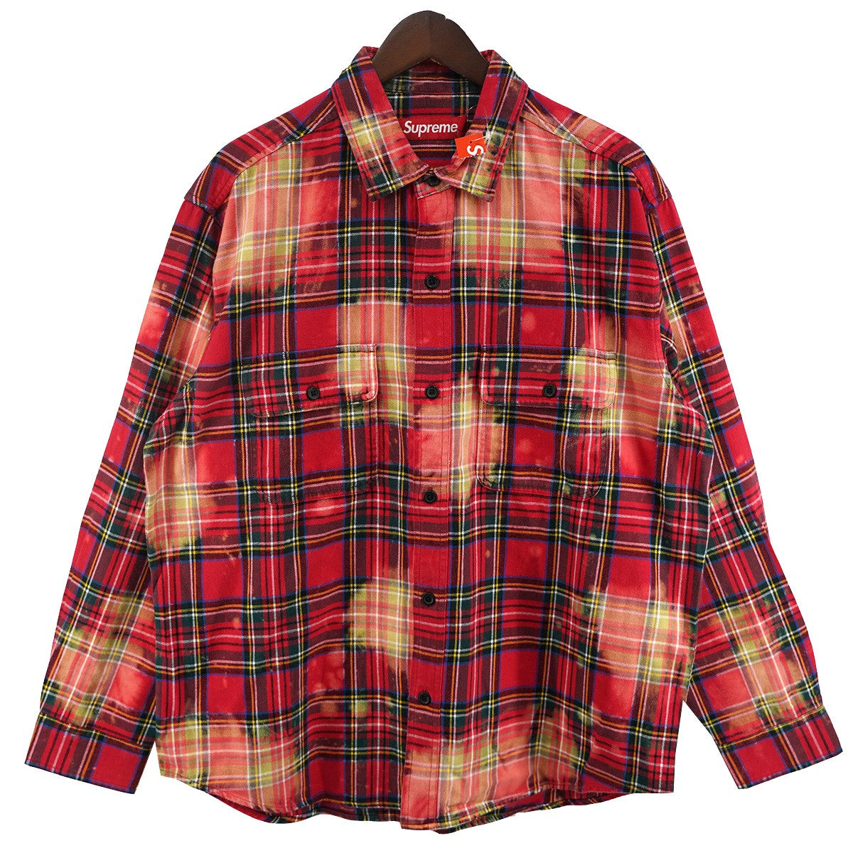 25AW The Exorcist Flannel Shirt  楳図かずおリーガン・マクニールエクソシスト フランネル ブリーチ加工 チェック ロゴ シャツ