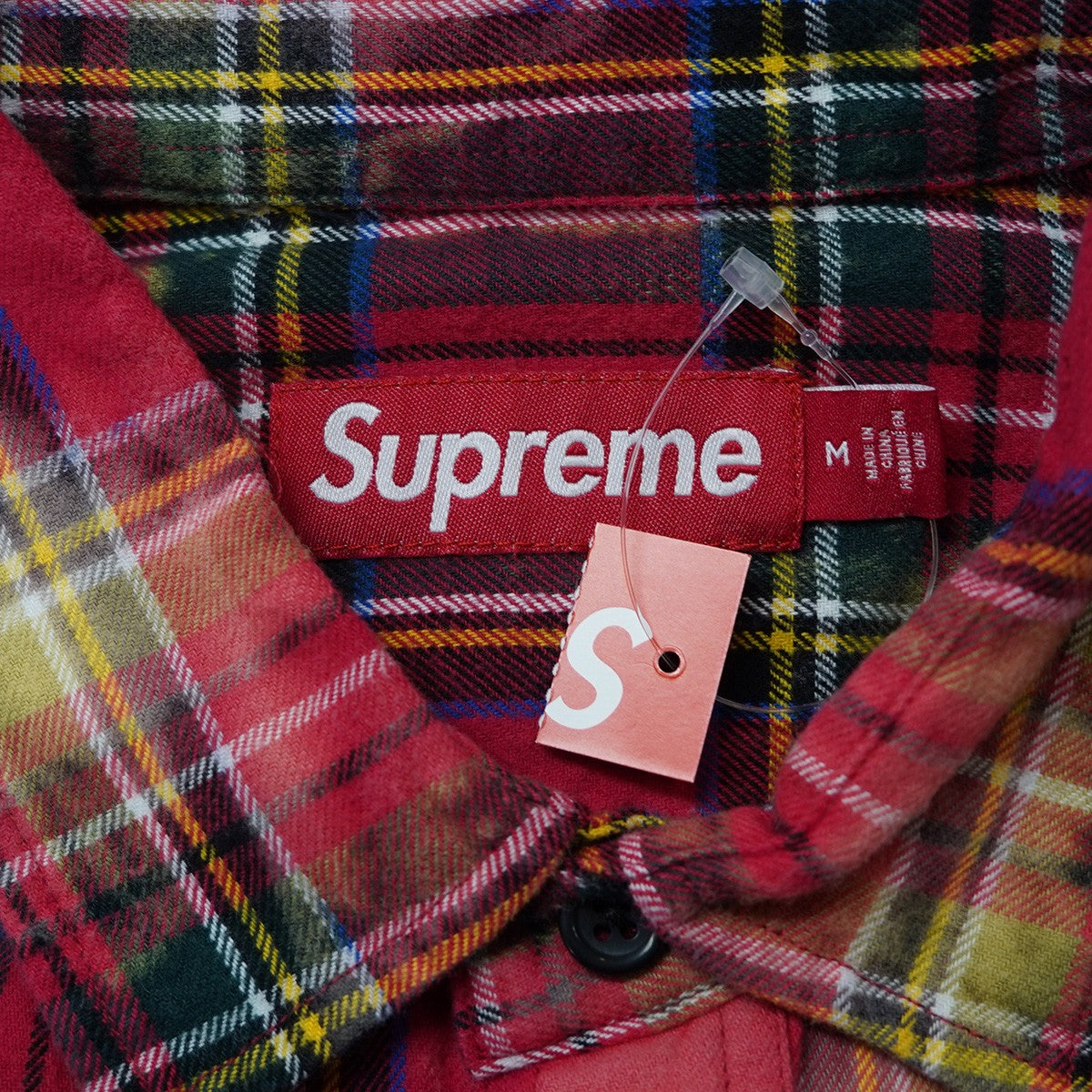 25AW The Exorcist Flannel Shirt  楳図かずおリーガン・マクニールエクソシスト フランネル ブリーチ加工 チェック ロゴ シャツ