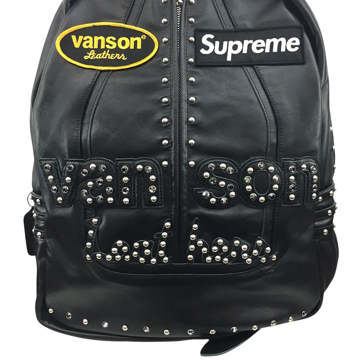 25AW B．B． Simon Vanson Leathers Backpackロゴ バンソン レザーズ バックパック レザー リュック 鞄
