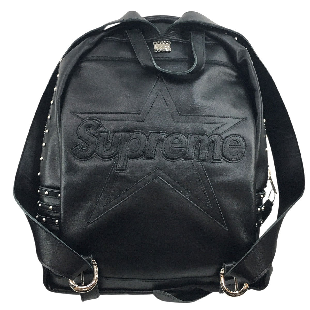 25AW B．B． Simon Vanson Leathers Backpackロゴ バンソン レザーズ バックパック レザー リュック 鞄
