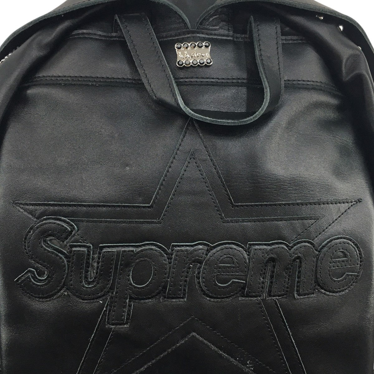 25AW B．B． Simon Vanson Leathers Backpackロゴ バンソン レザーズ バックパック レザー リュック 鞄