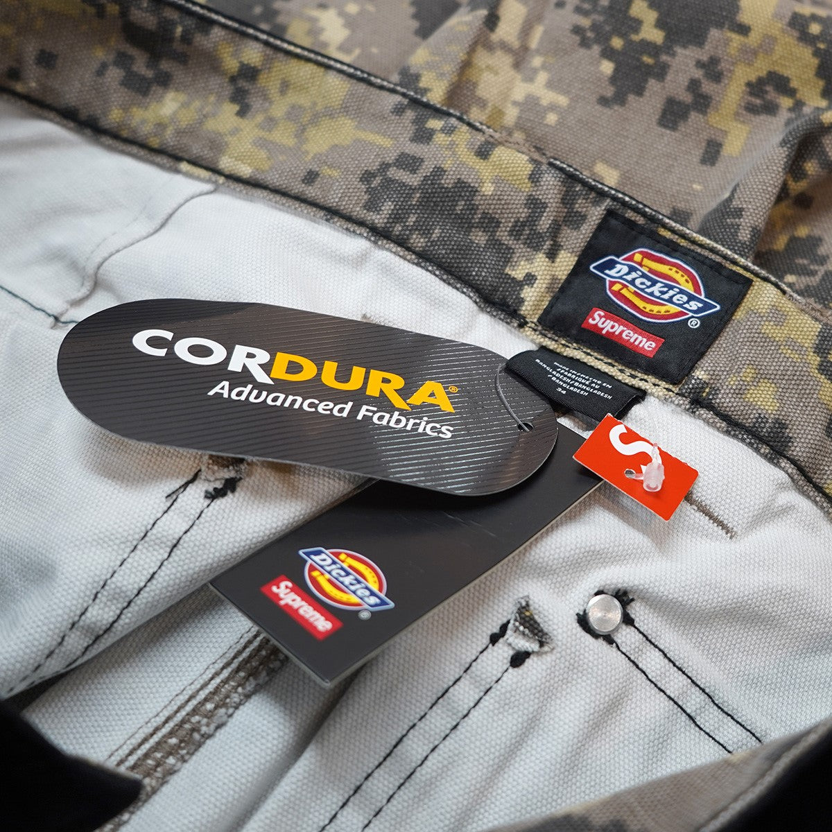 25AW Dickies Cordura Cargo Pant Digi Camoダブルニー 切替 コーデュラ カーゴパンツ