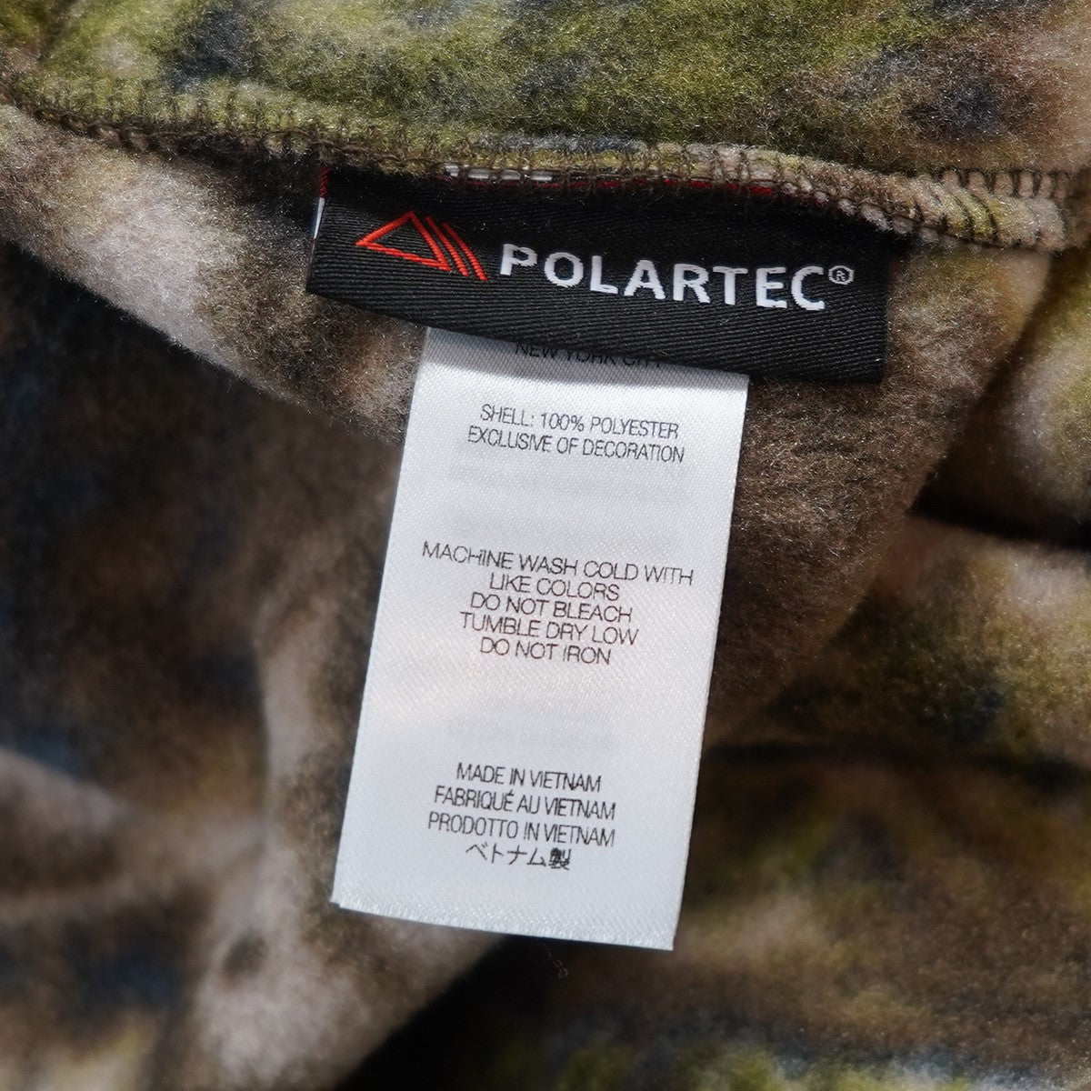 25AW Polartec Pant Tree Camoボックスロゴ ポーラテック フリース イージー カモ 迷彩 パンツ