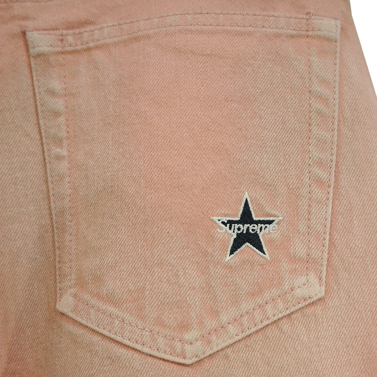 25AW Distressed Loose Fit Selvedge Jean スターパッチ ロゴディストレスド 加工 ルーズフィット セルビッジ ジーン デニムパンツ