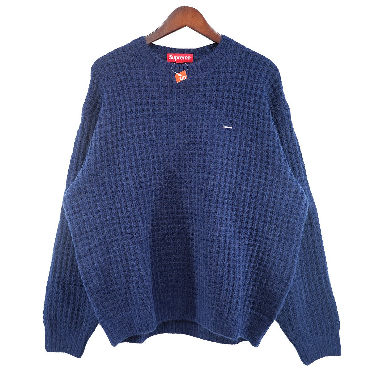 Supreme 25AW Small Box Waffle Sweaterスモール ボックス ロゴ ワッフル ニット セーター 古着・中古-1枚目のアイテム画像