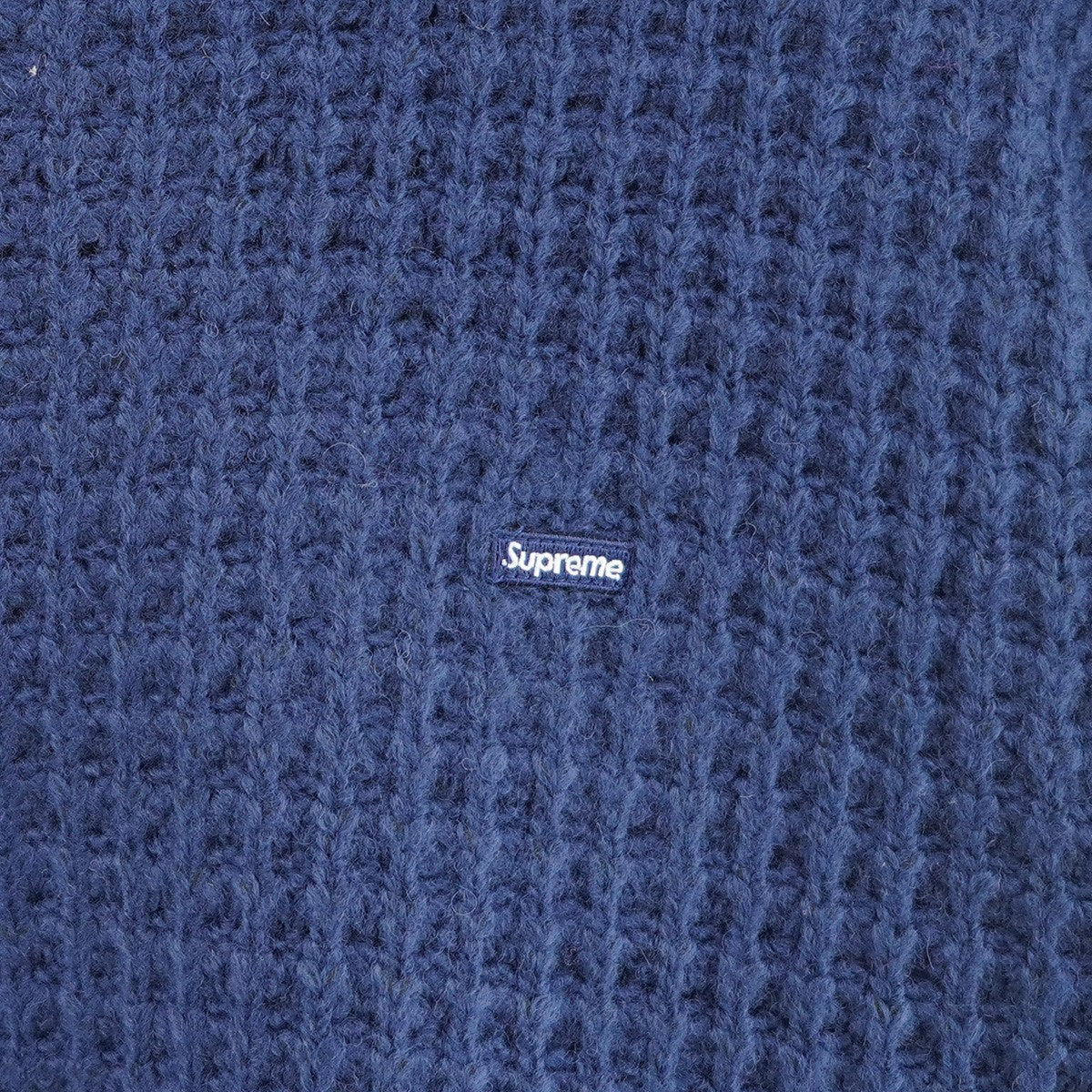 Supreme 25AW Small Box Waffle Sweaterスモール ボックス ロゴ ワッフル ニット セーター 古着・中古-2枚目のアイテム画像