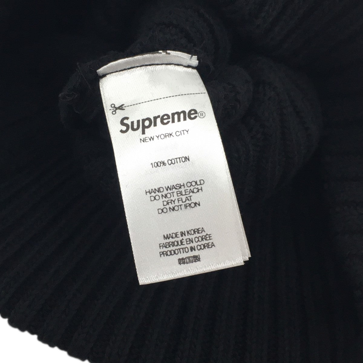 25SS Overdyed Beanieロゴ オーバーダイド ビーニー ニットキャップ 帽子