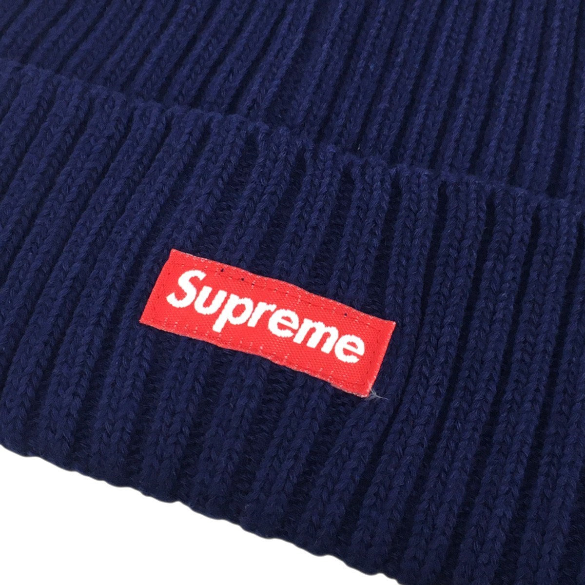 25SS Overdyed Beanieオーバーダイド 加工 スモール ボックス ロゴ ビーニー ニットキャップ