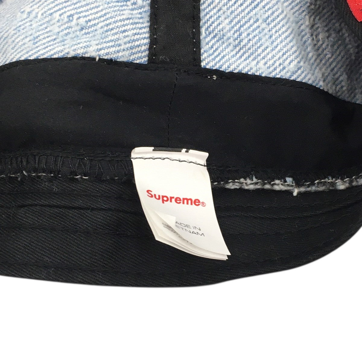Supreme 24AW Needle Punch Denim Crusherニードル パンチ デニム クラッシャー ロゴ ハット 帽子 古着・中古-7枚目のアイテム画像