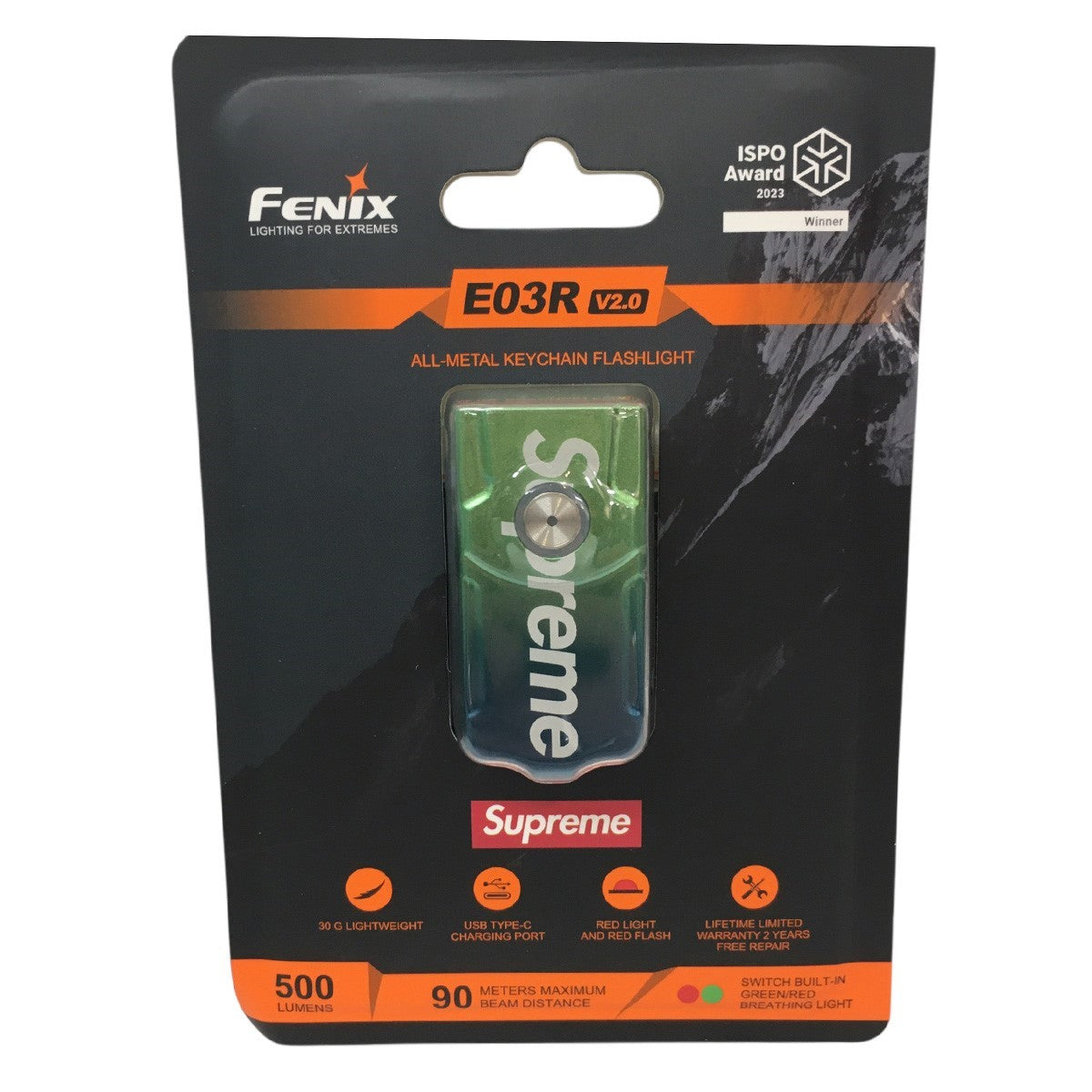 24AW Fenix E03R Flashlight Keychainフェニックス E03R フラッシュライト キーチェーン