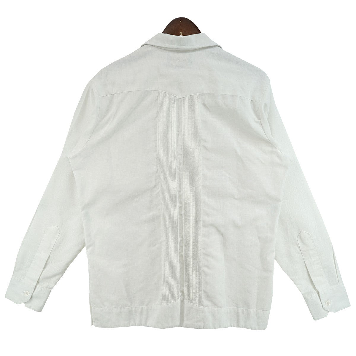 L／S GUAYABERA REJILLADA レヒラーダグァジャベーラ 刺繍 4パッチポケット 長袖 ロングスリーブ キューバ シャツ