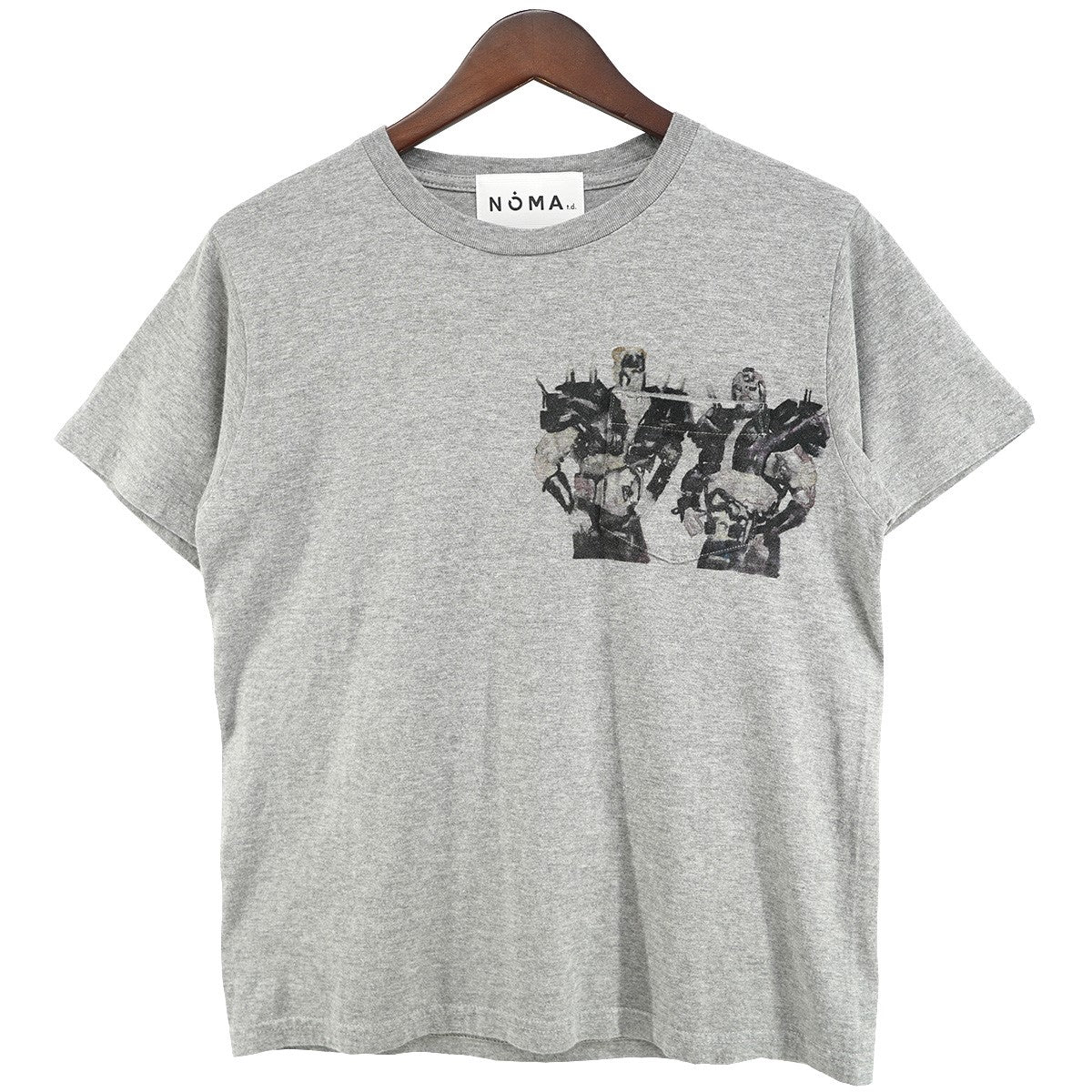 NOMA t．d． 20AW 「優しい時代」プリント Tシャツ コラボ takeshi masada政田武史 原宿個展 限定 ポケット 油画 グラフィック 半袖 Tシャツ 古着・中古-1枚目のアイテム画像