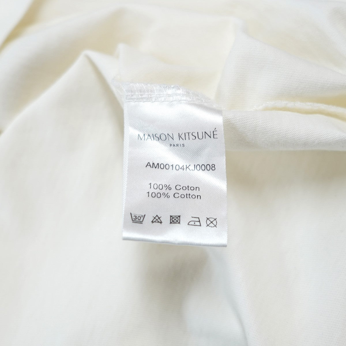 MAISON KITSUNE TEE-SHIRT HANDWRITINGハンドライティング ロゴ グラフィック クラシックフィット 半袖 Tシャツ 古着・中古-6枚目のアイテム画像