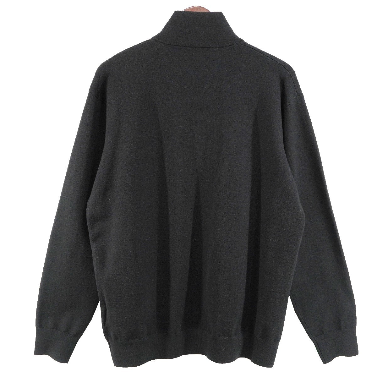 PRADA 24AW スーパーファインウールカーディガン トライアングルロゴ 三角プレート ドライバーズ ジップアップ ニット セーター 古着・中古-4枚目のアイテム画像