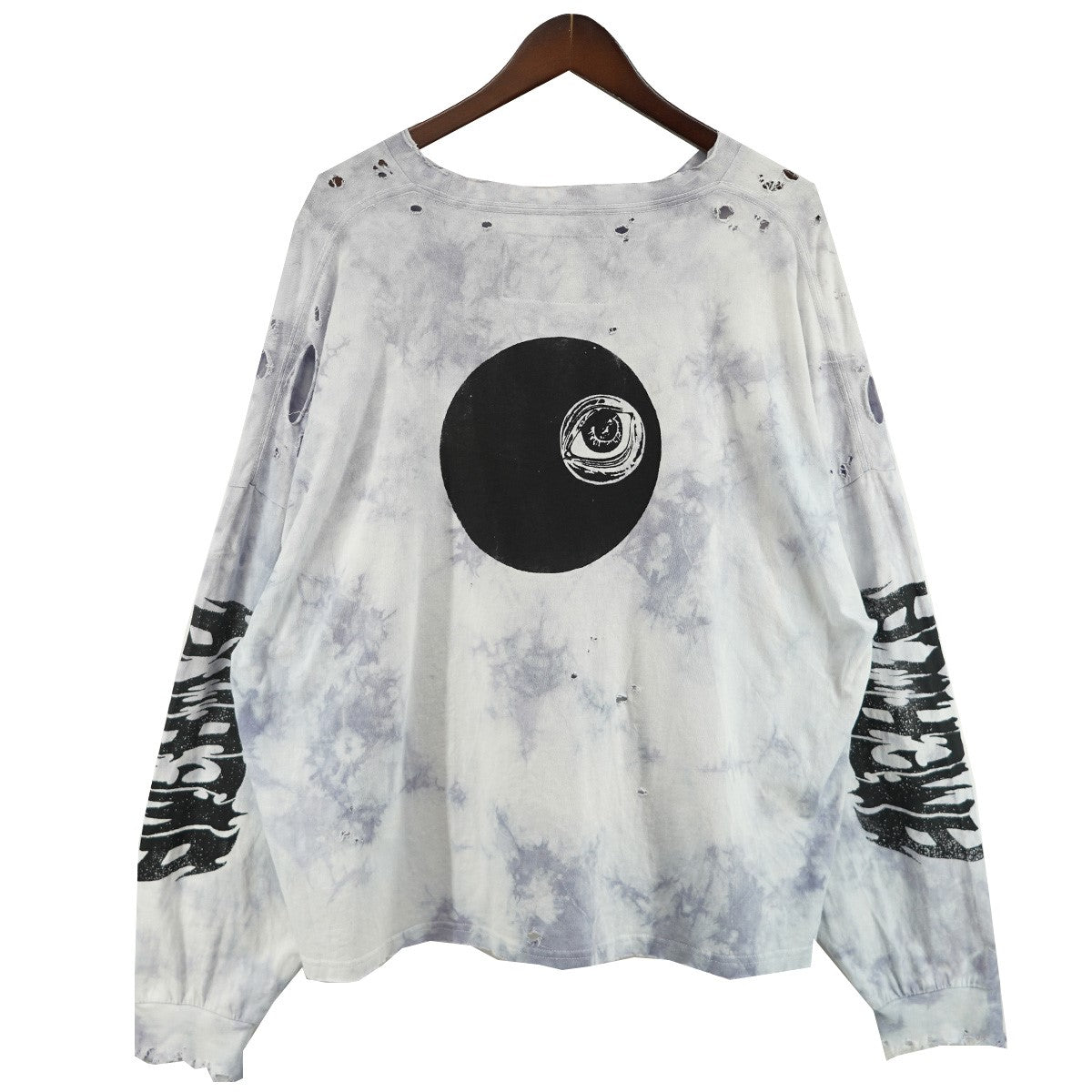 25SS 8 BALL デストロイ  ダメージ加工 ロンT ロングスリーブ 長袖Tシャツ