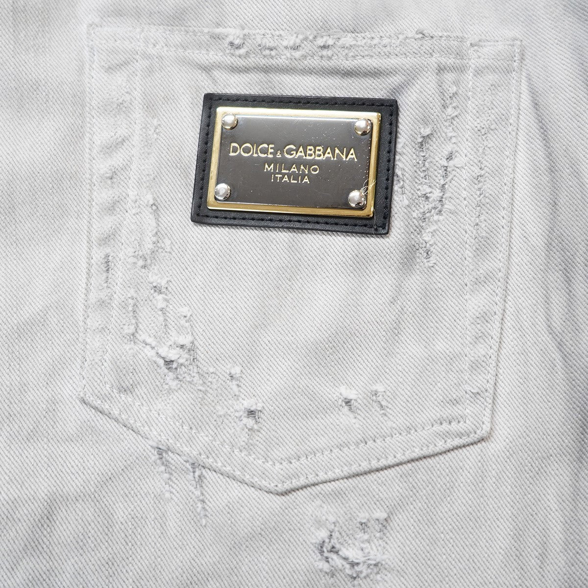 22SS SKINNY ダメージ クラッシュ リペア フェード ウォッシュ 加工5ポケット メタルプレート 刻印入りジッパー ジーンズ スキニー ストレッチ デニム パンツ