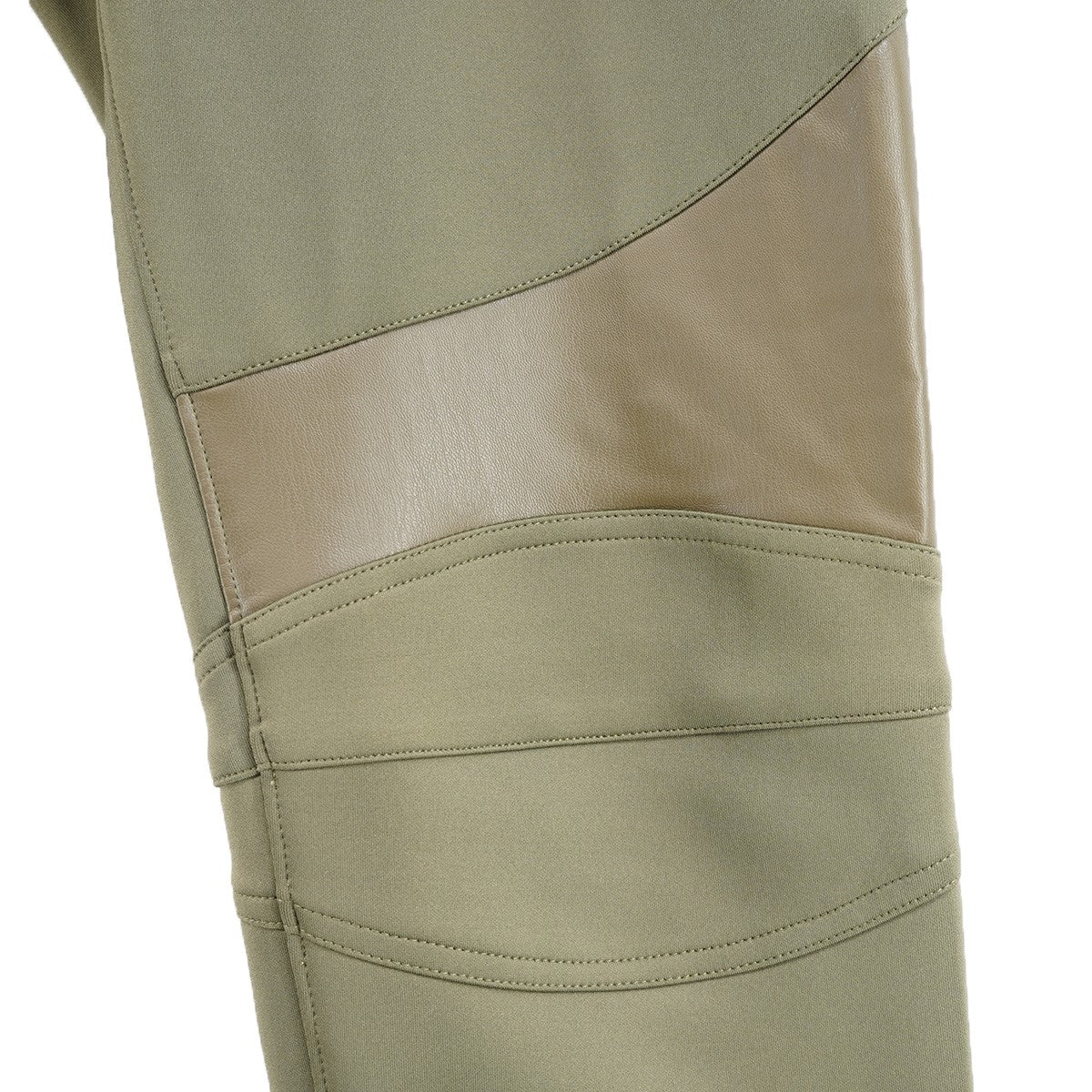 20AW BIKER RIB PANTS ／ SCUBA DOUBLE JERSEY スキューバダブルジャージ素材 蛇腹状 切替 パッチ ジップ ポケット バイカー ジョガー イージー パンツ
