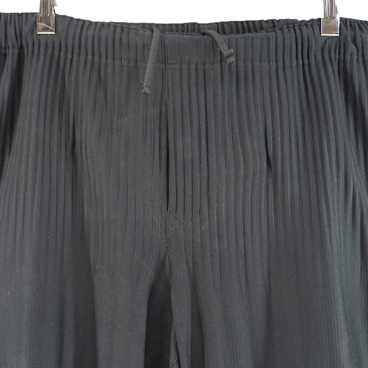 25SS BASICS ベーシックス クロップド消しプリーツ アンクル丈 ボタン前開き ワイド テーパード イージー パンツ