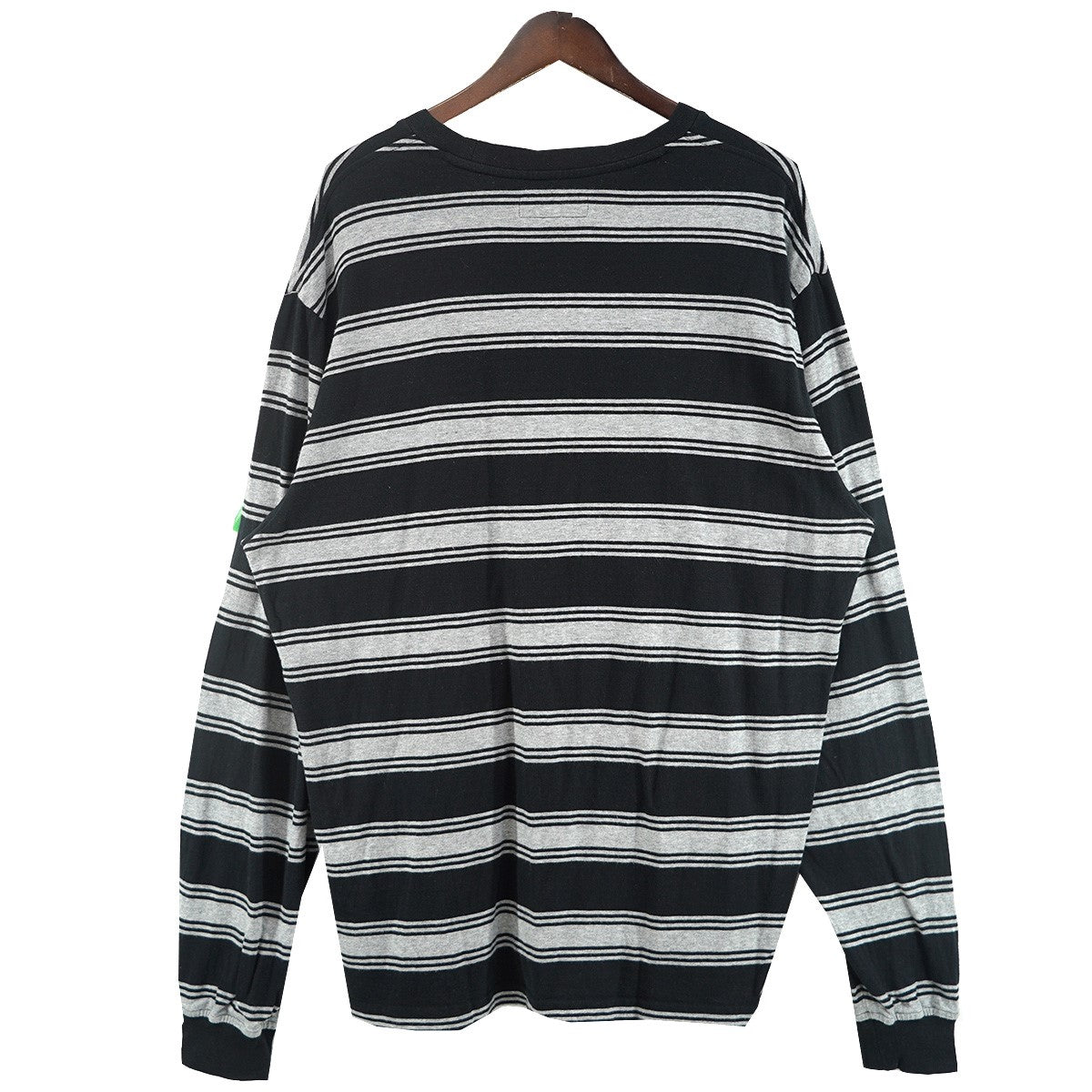 25AW Stripe Pocket L／S Top マルチボーダー ポケット クラシック ロゴ 刺繍ロングスリーブ 長袖 ロンT Tシャツ