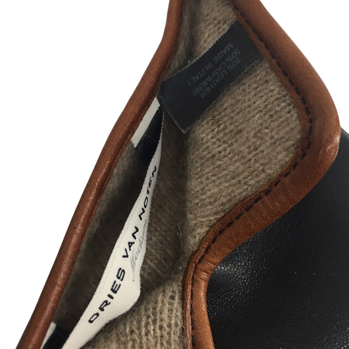 内側カシミヤ レザーグローブ 手袋