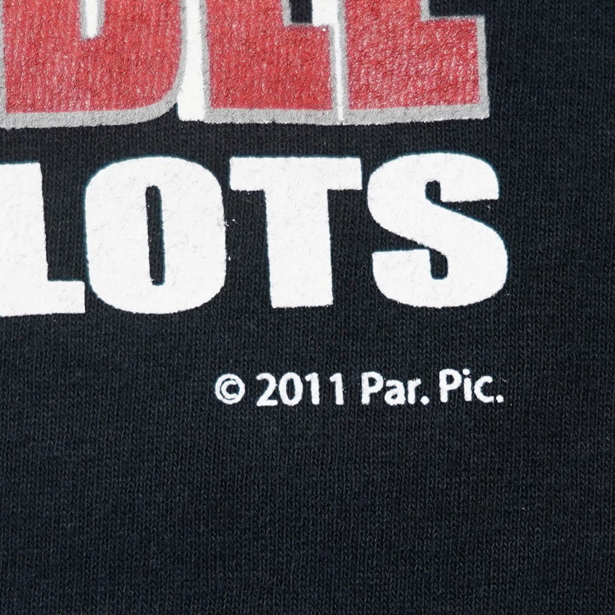 2011年  MISSION： IMPOSSIBLE VIDEO SLOTS   プロモ GILDANミッションインポッシブル フロント 袖 ロゴ バックプリント ボックスシルエット 半袖 Tシャツ