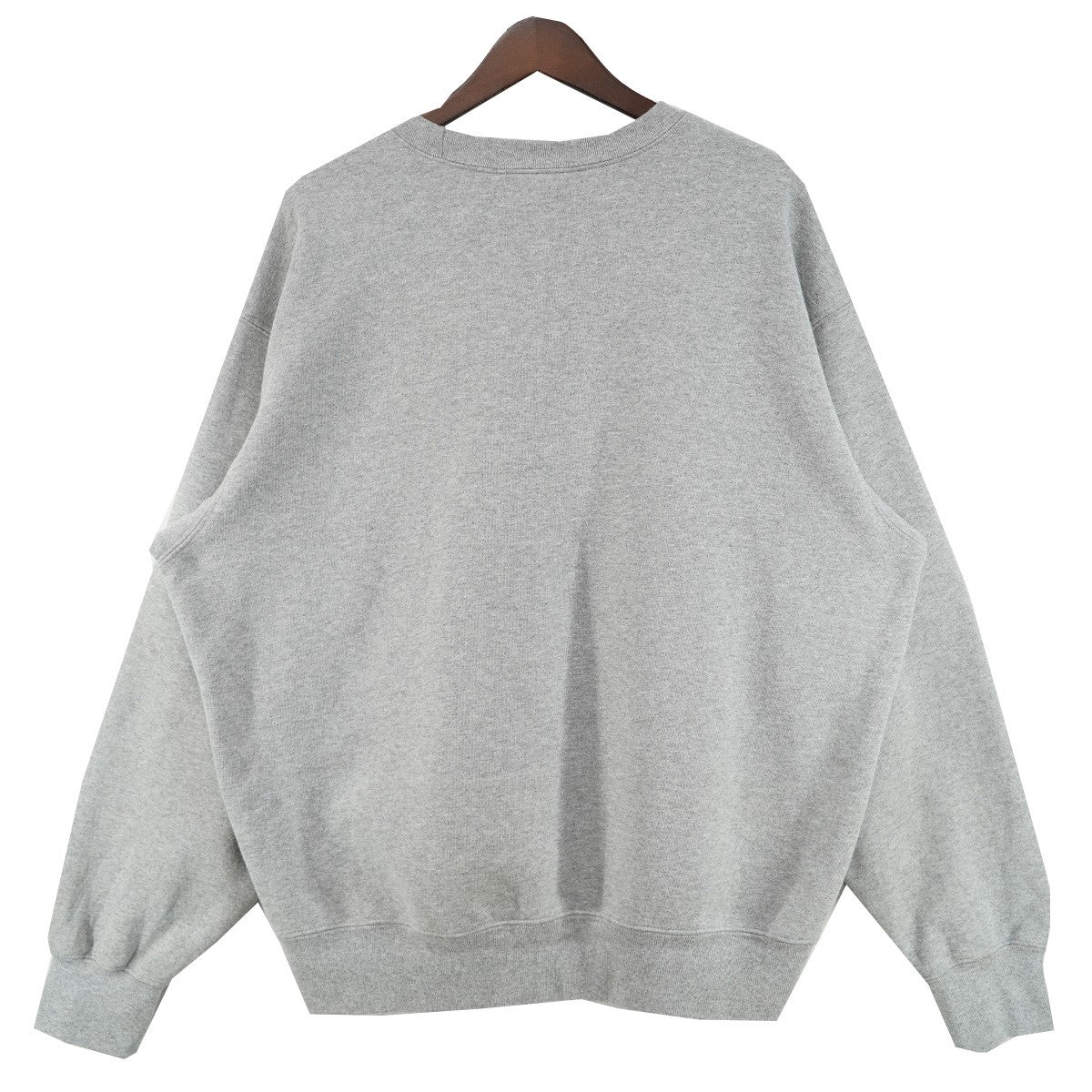 26SS Plaid Arc Crewneck Heather Greyプレイド チェック アーチ ロゴ クルーネック スウェット トレーナー