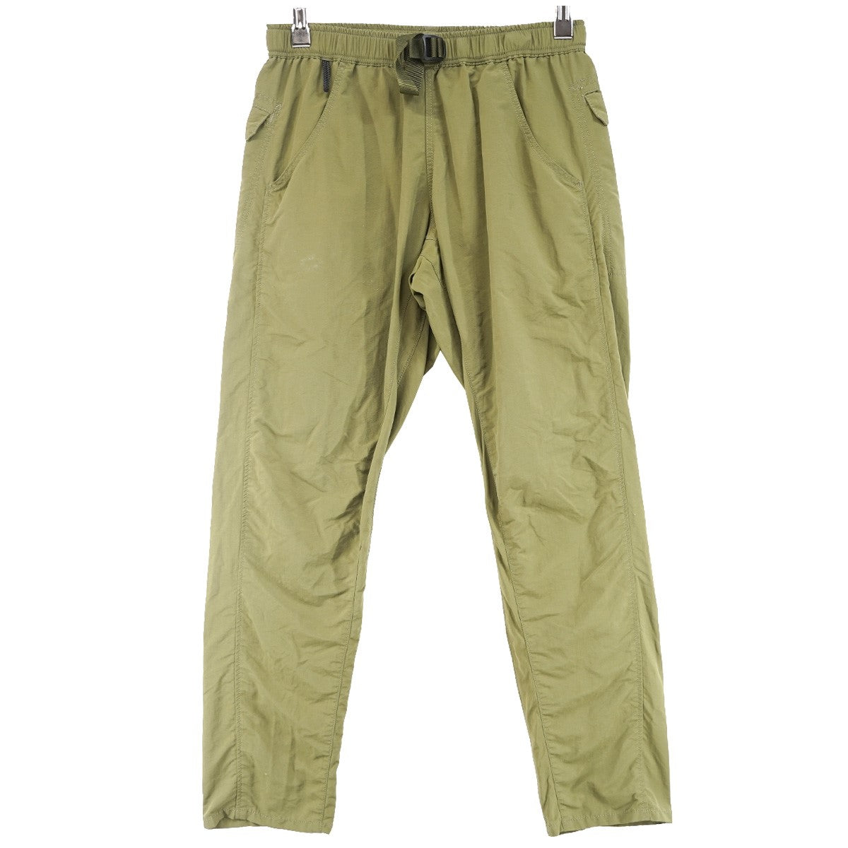 18SS 5-pocket pants 初期モデル タスランナイロン生地 ガゼットクロッチウェビングベルト ジップ ポケット テーパードシルエット イージー ハイキング パンツ