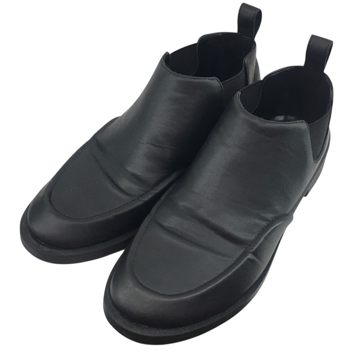 ISSEY MIYAKE MEN サイドゴアブーツ ブラック HOMME PLISSE ISSEY MIYAKE(イッセイミヤケオムプリッセ) サイドゴア