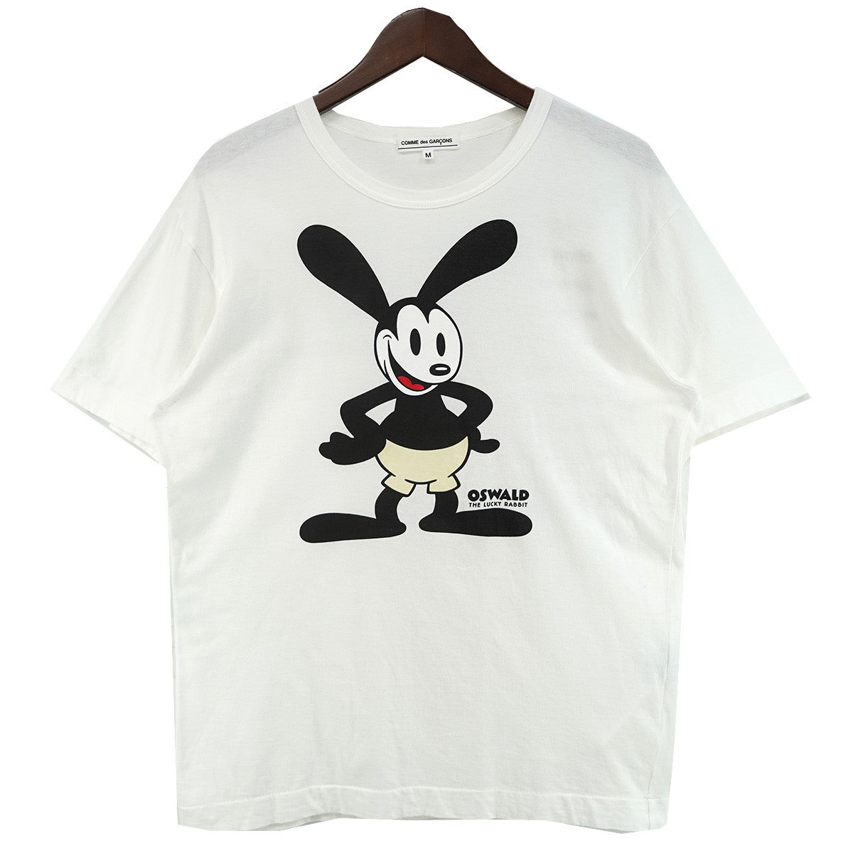 07SS OSWALD THE LUCKY RABBIT PRINT T-SHIRT コラボ しあわせウサギのオズワルドグラフィック ロゴ タイポグラフィ プリント シングルステッチ 半袖 Tシャツ
