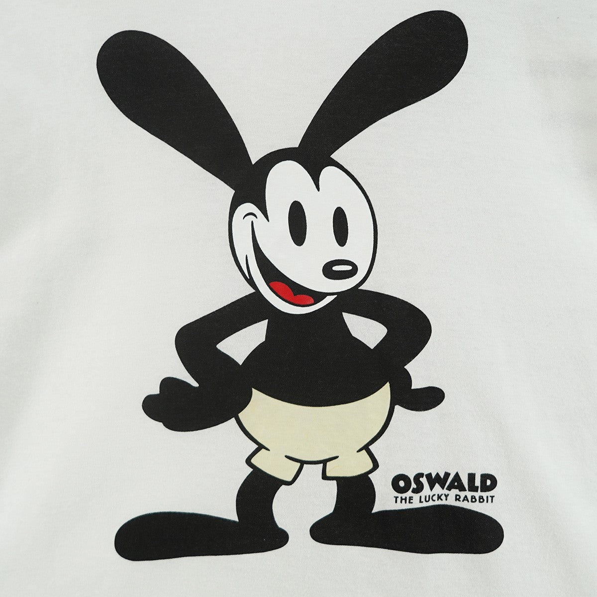 07SS OSWALD THE LUCKY RABBIT PRINT T-SHIRT コラボ しあわせウサギのオズワルドグラフィック ロゴ タイポグラフィ プリント シングルステッチ 半袖 Tシャツ