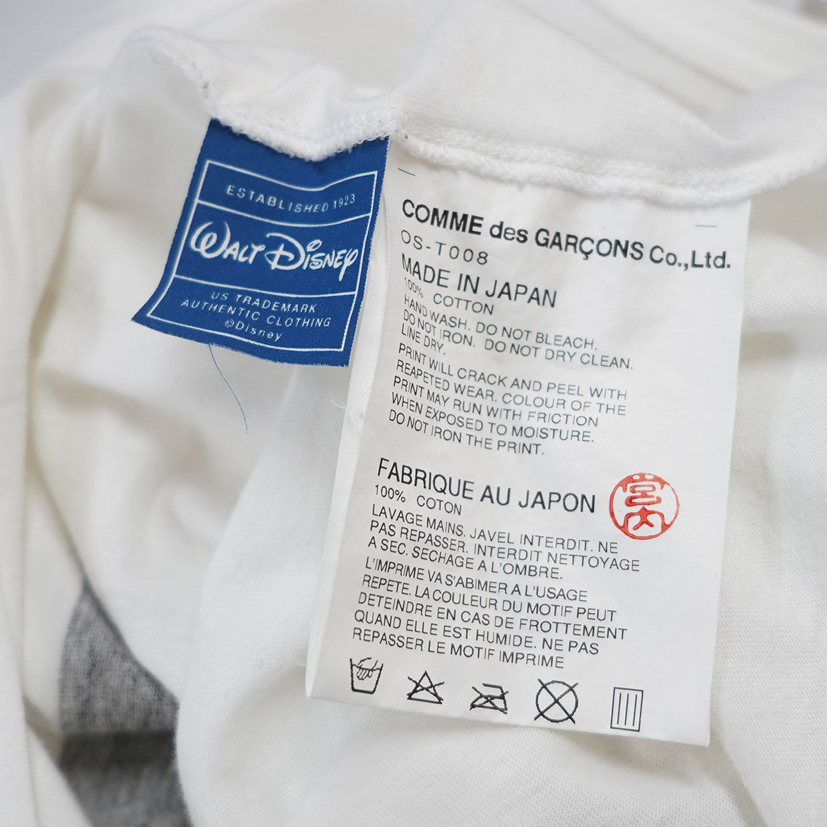 07SS OSWALD THE LUCKY RABBIT PRINT T-SHIRT コラボ しあわせウサギのオズワルドグラフィック ロゴ タイポグラフィ プリント シングルステッチ 半袖 Tシャツ