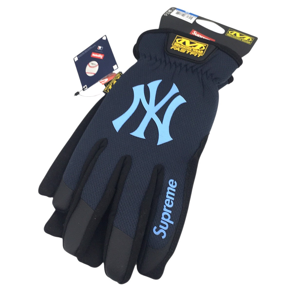 Supreme 25AW Mechanix x MLB FastFit Teams Glovesロゴ メカニックス x MLB ファストフィット チームズ グローブ 手袋 古着・中古-2枚目のアイテム画像