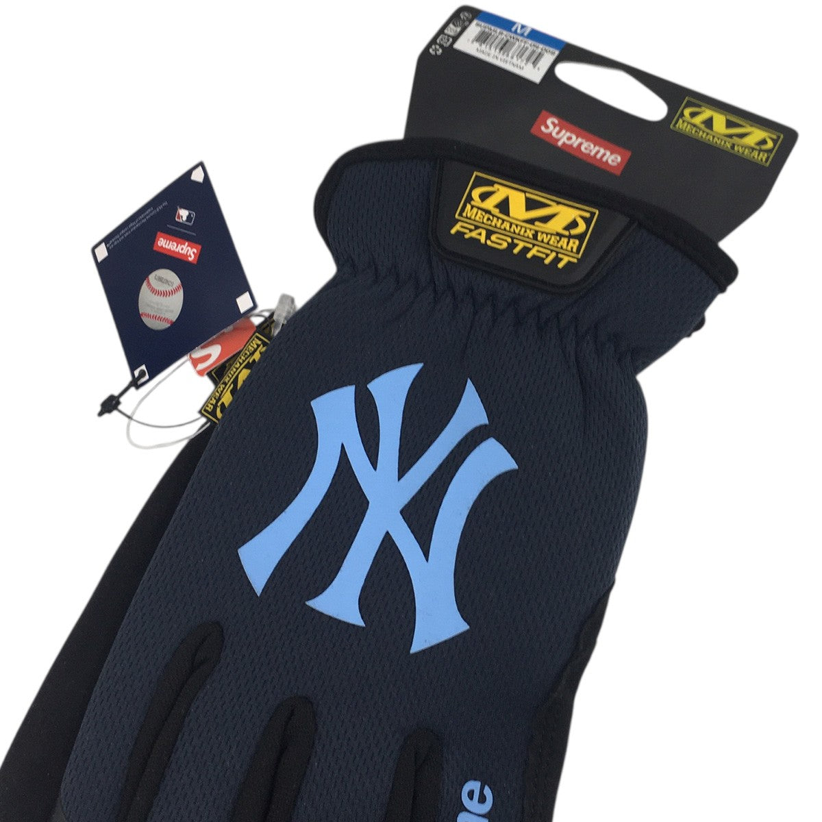 Supreme 25AW Mechanix x MLB FastFit Teams Glovesロゴ メカニックス x MLB ファストフィット チームズ グローブ 手袋 古着・中古-3枚目のアイテム画像