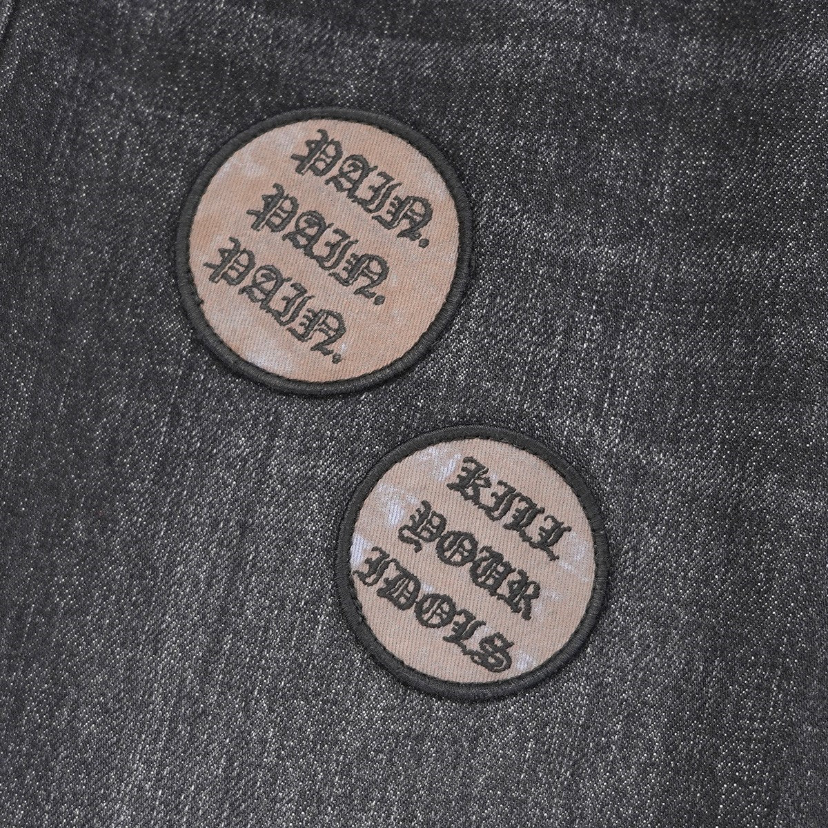 25AW Number (N)ine Patches Loose Fit Jean  ヴィンテージ Vintage ダメージウォッシュ 加工ロゴワッペン ルーズフィット セルビッジ デニム ジーンズ